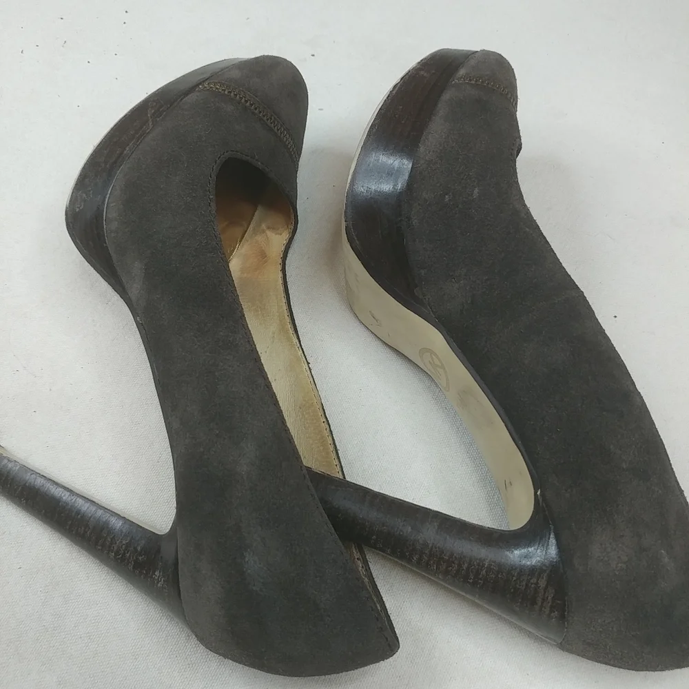 Michael KORS Pumps Black SUEDE PLATFORM PUMPS 4.5